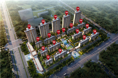 万博·北京湾2室2厅1卫88.88m2毛坯房